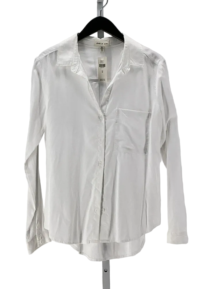 Cloth & Stone Size M White Shirt