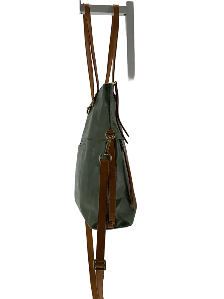 Hobo Green & Tan Temper Handbags