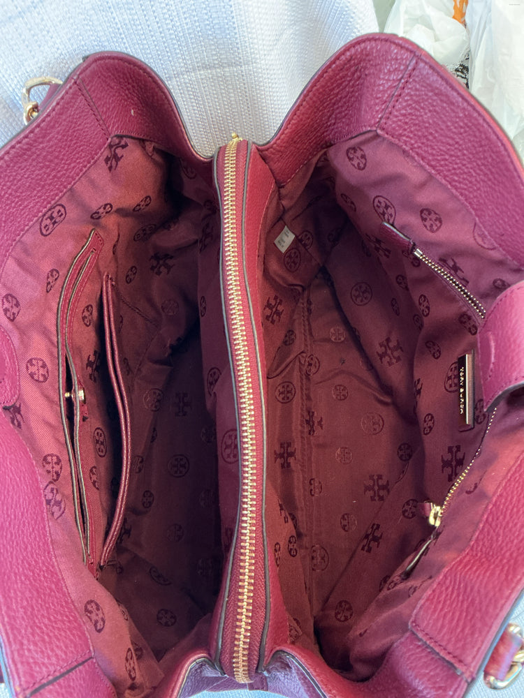 Tory Burch Burgundy Harper Handbags
