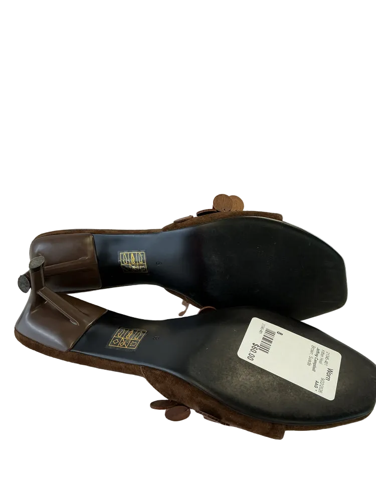 Jeffrey Campbell Shoe Size 8 Brown Kitten Heel