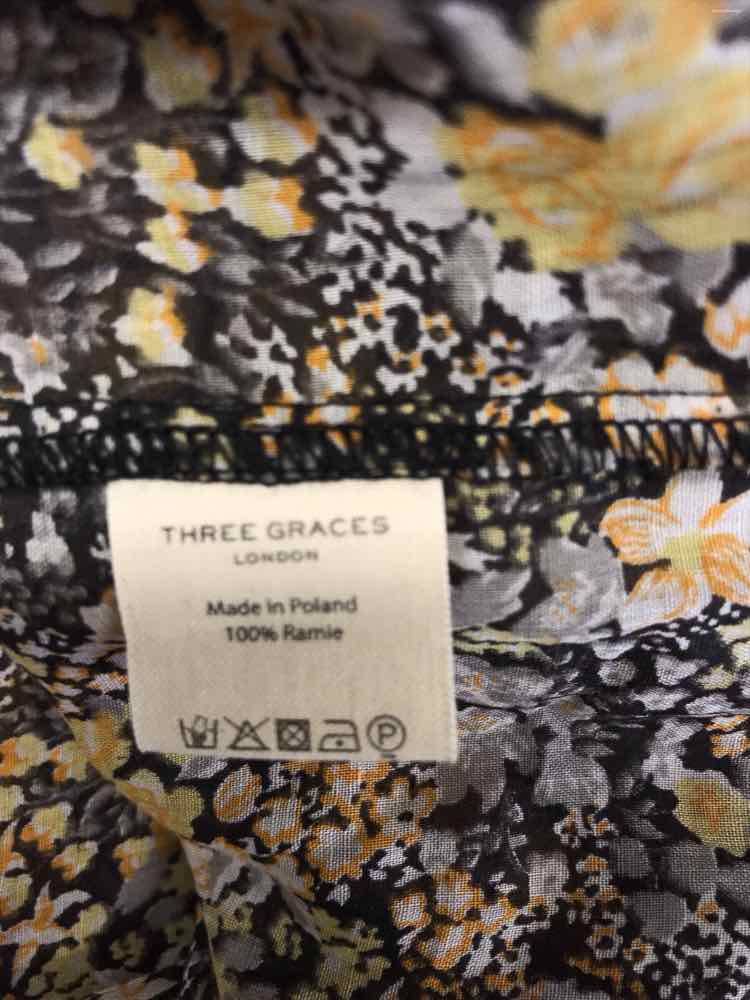 Three Graces Size 12 Black multi Dress
