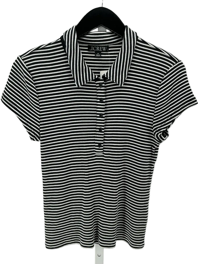 Jcrew Size M Black & White Shirt