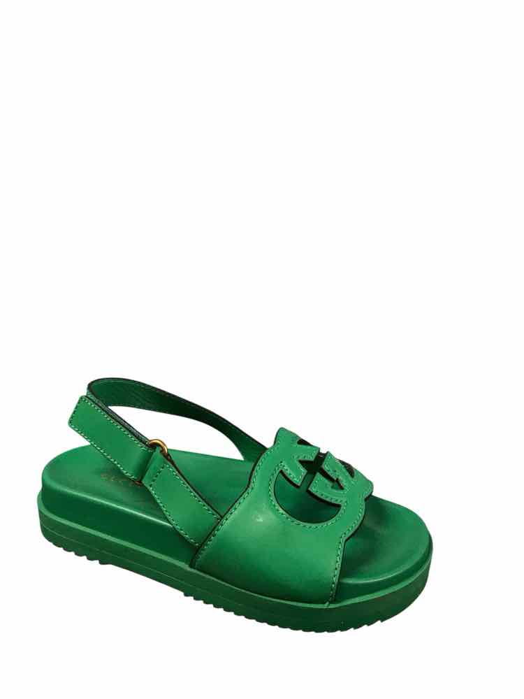 Gucci Shoe Size 7.5 Green Sandals