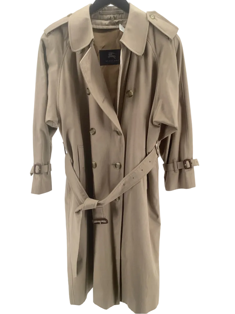 Burberry Size L Tan Trenchcoat