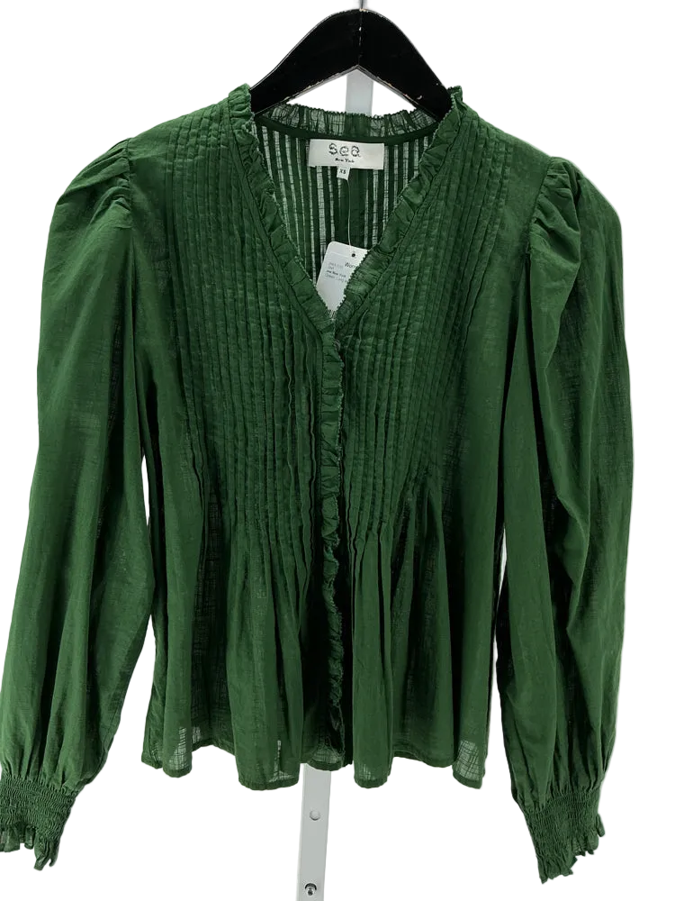 sea New York Size XS Green Shirt
