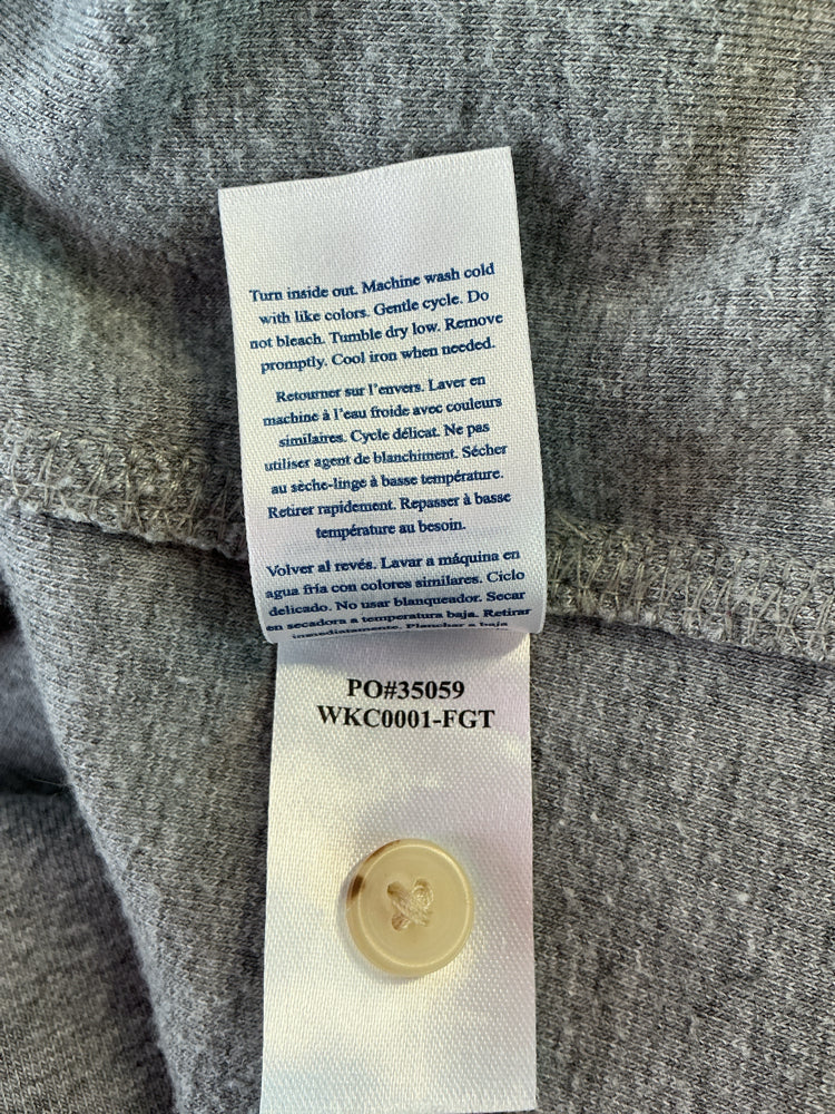 Faherty Size L Gray Shirt