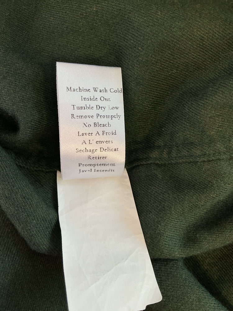 Frank & Eileen Size M Green Shirt