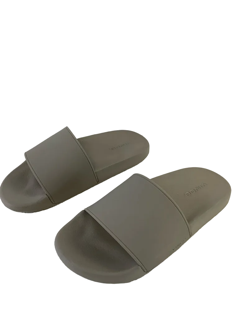 Vince Shoe Size 6 Gray Slides