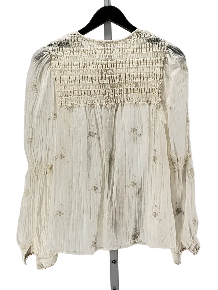 Dear John Size S Cream Shirt