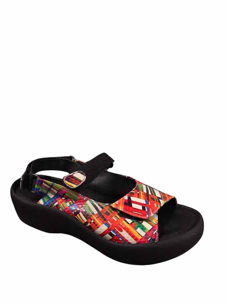 Wolky Shoe Size 9 Black multi jewel Sandals
