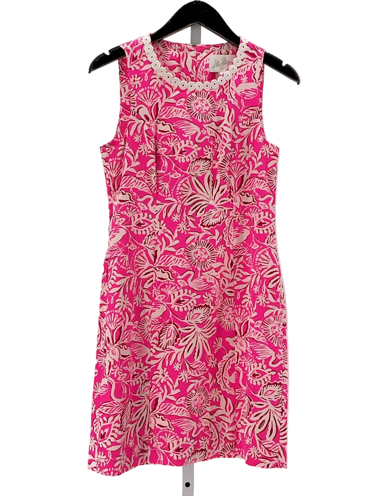 Lilly Pulitzer Size 2 Pink & White Dress