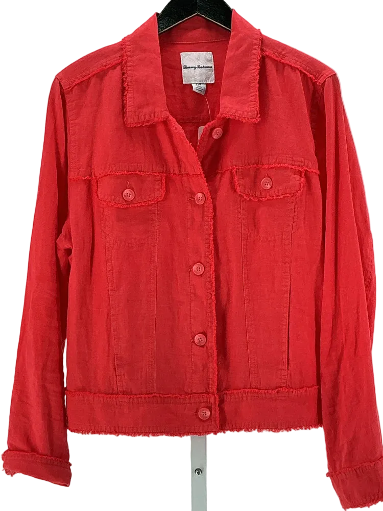 Tommy Bahama Size L Red Jacket