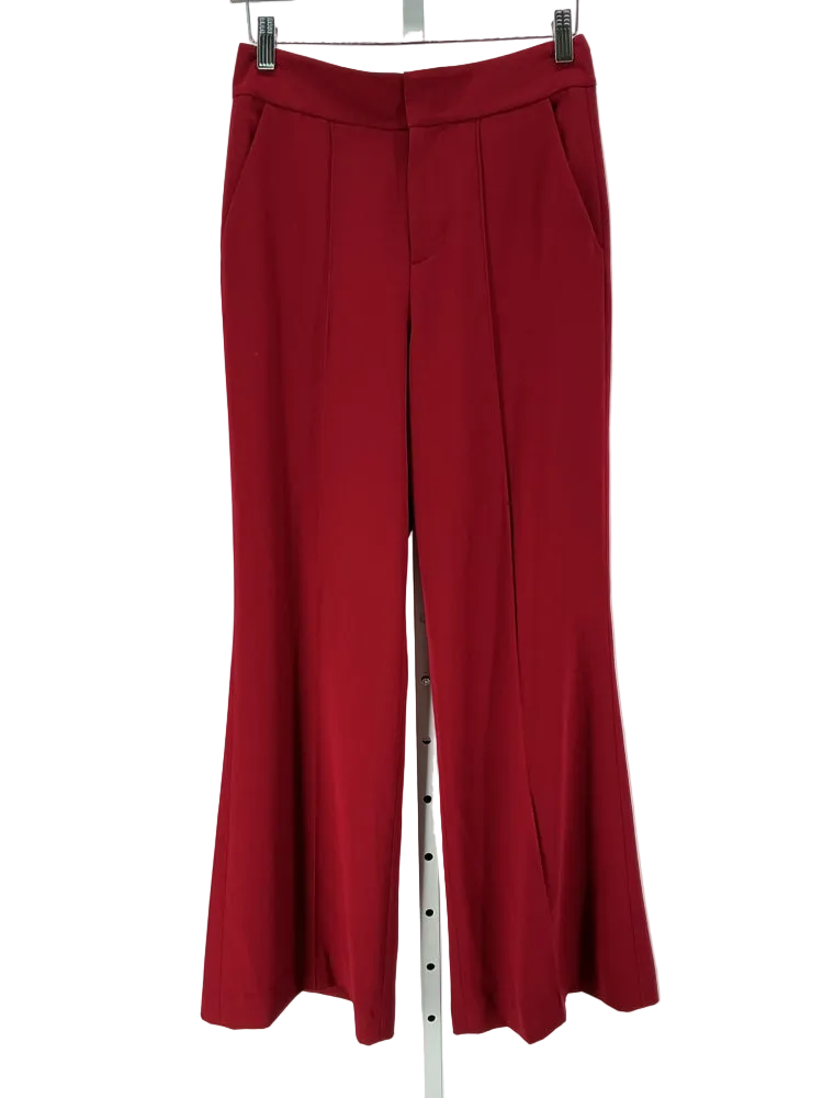 Alice & Olivia Size 4 Red Pants