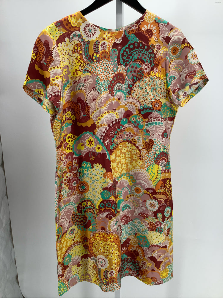 La Double J Size M Orange Multi Holi Dress