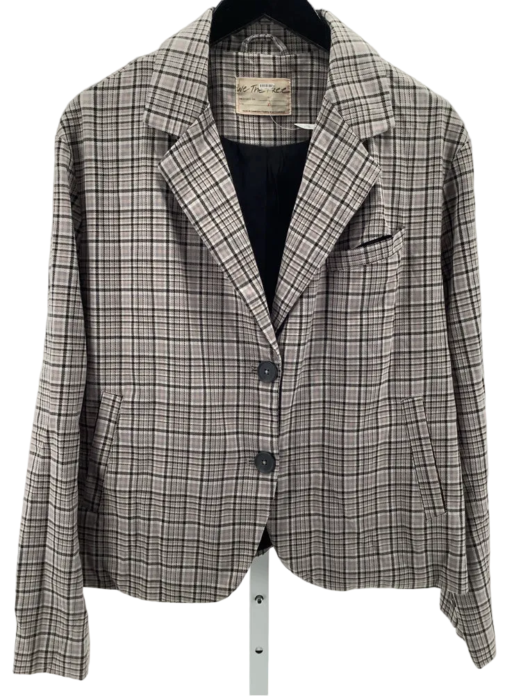 We The Free Size S Gray multi Cali Blazer
