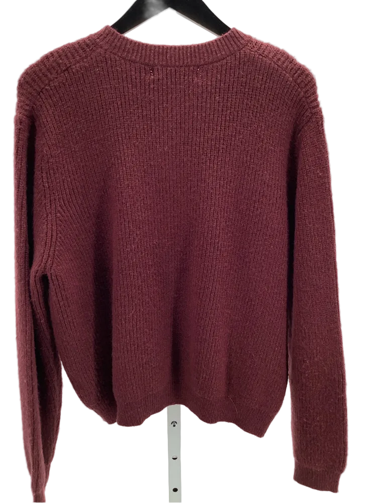 petal & pup Size L Burgundy Cardigan