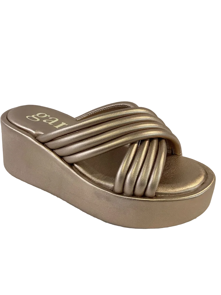 pedro garcia Shoe Size 6 Rose Gold Wedges