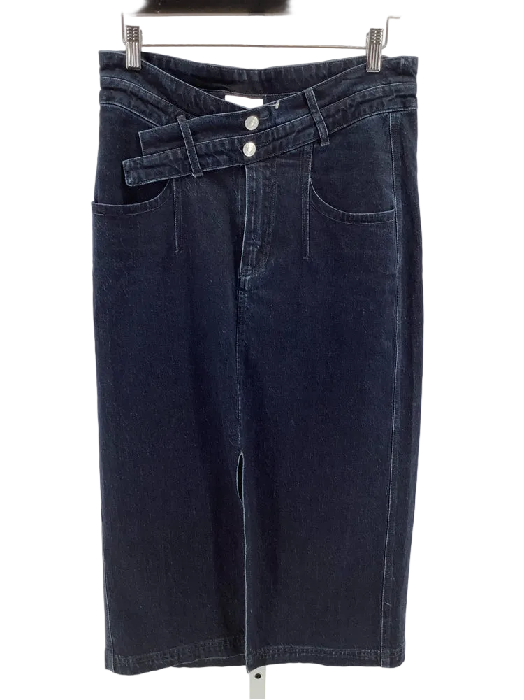 Pilcro Size 12 Navy The Arden Skirt