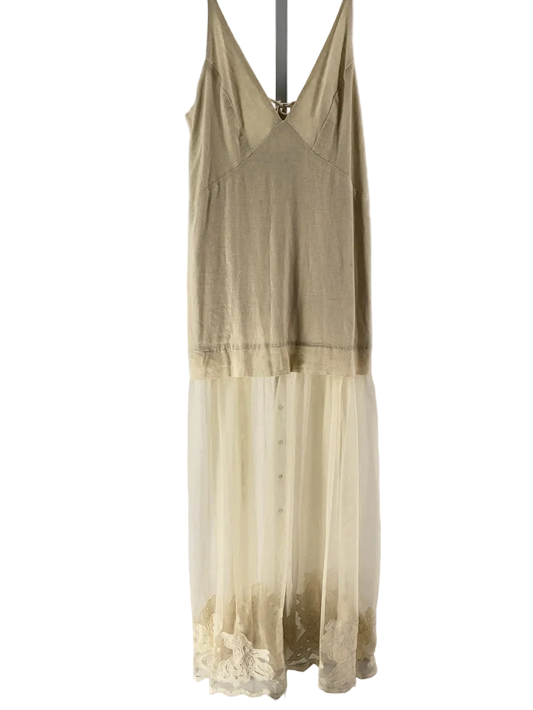 Celandine Size M Cream Dress