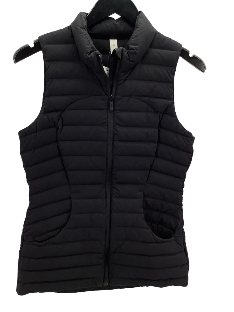 lululemon Size 6 Black Pack It Down Vest