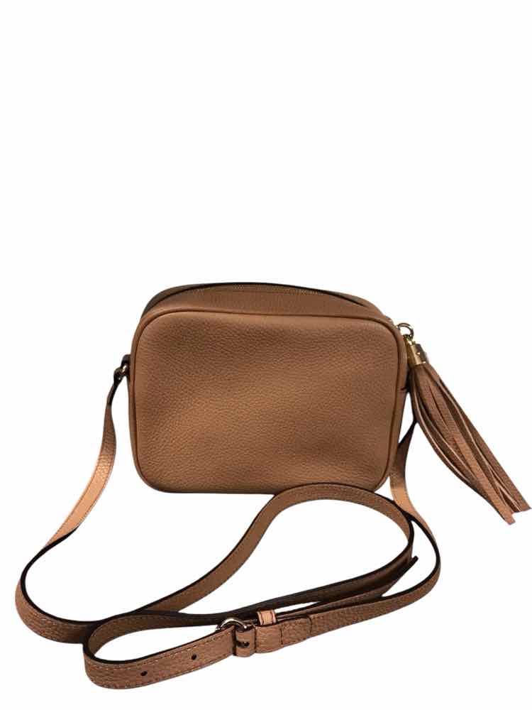 Gucci Tan Soho Disco Handbags