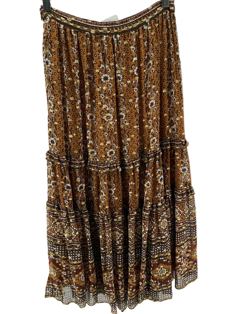 Ulla johnson Size 4 Brown Multi Skirt