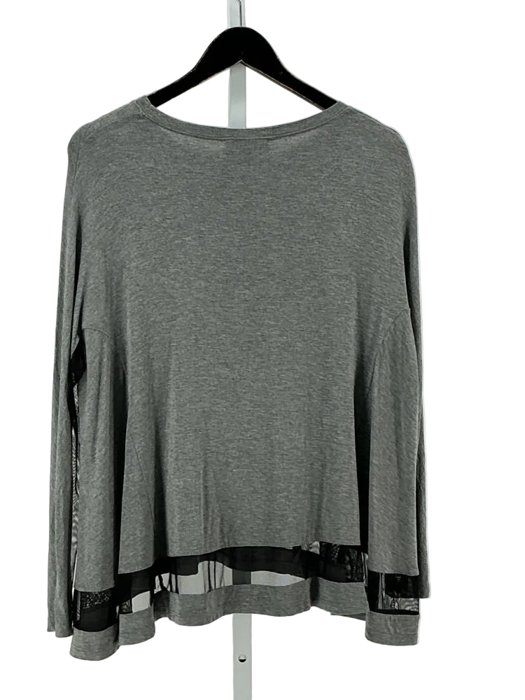 Joseph Ribkoff Size 4 Gray Shirt