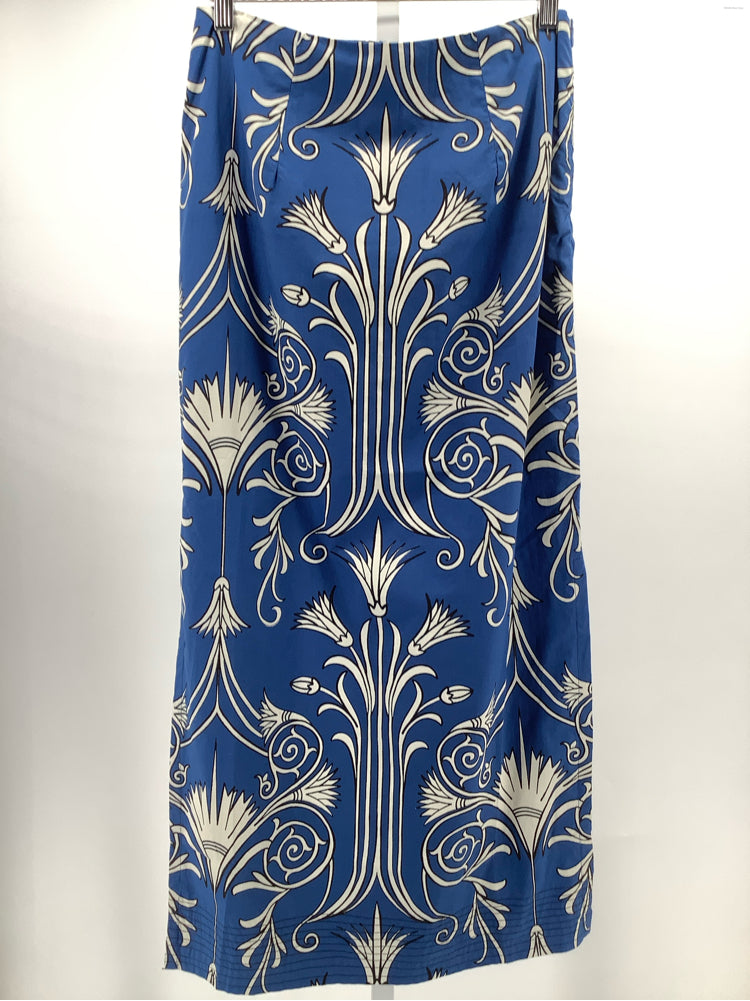 Beyond by Vera Size M Blue Multi Aspen Skirt