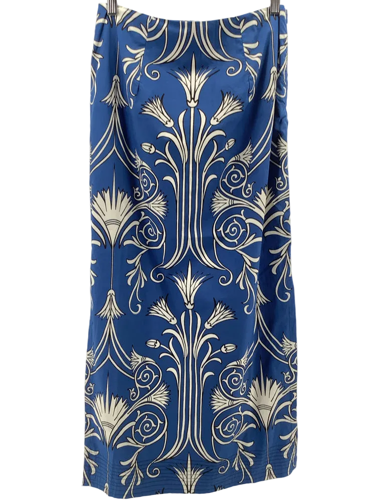 Beyond by Vera Size M Blue Multi Aspen Skirt