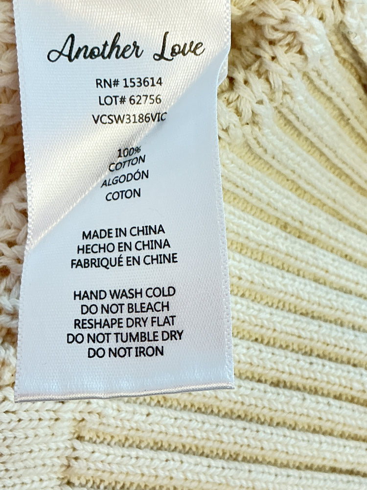Another Love Size L Cream Sweater