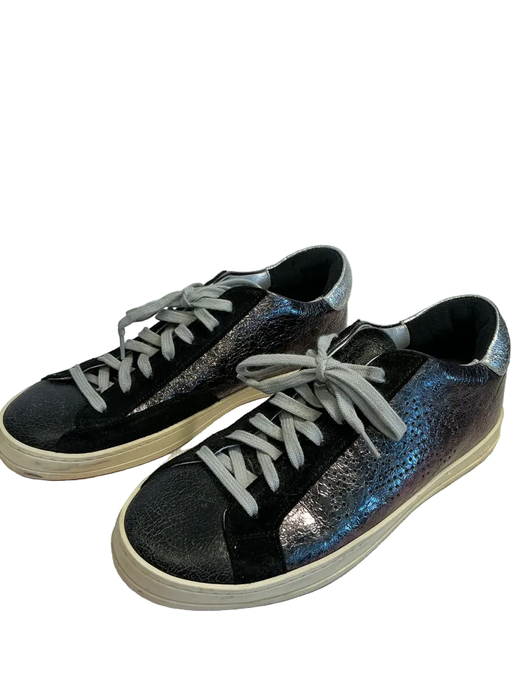 P448 Shoe Size 8.5/9 Black & Purple Sneakers