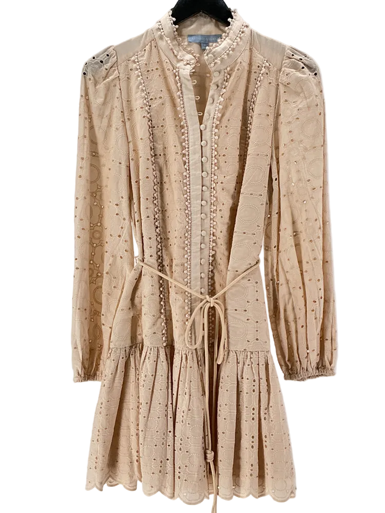 Antonio Melani Size 4 Tan Dress