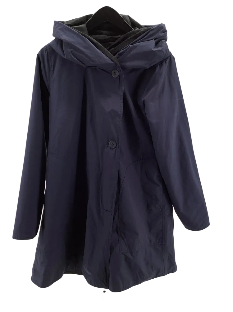 Eileen Fisher Size XS Black & Navy Jacket