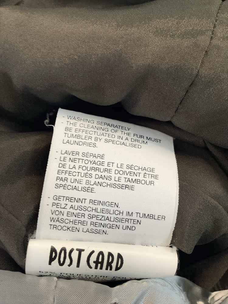 Post Card Size 4 Silver Coat