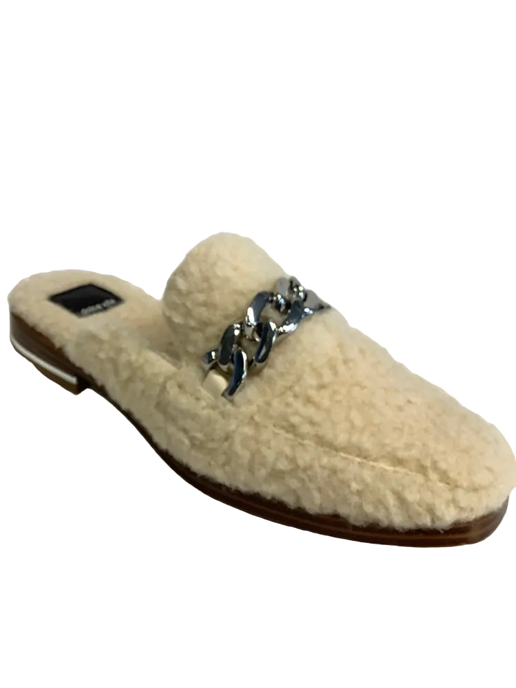 Dolce Vita Shoe Size 7 Cream Pela Mules