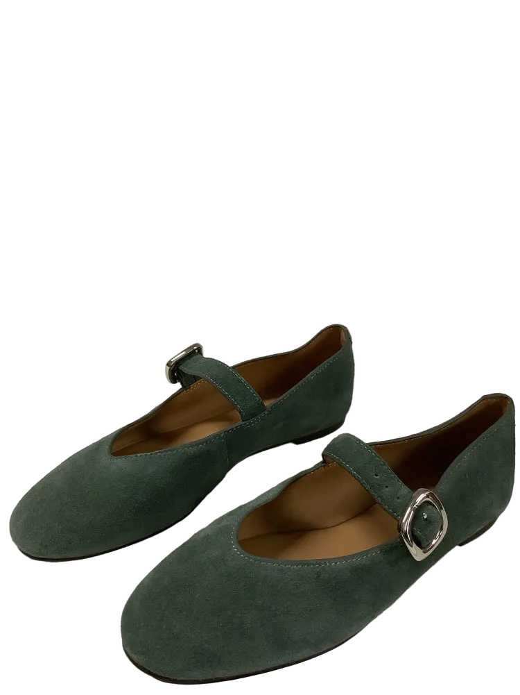 Madewell Shoe Size 7 Green Flats