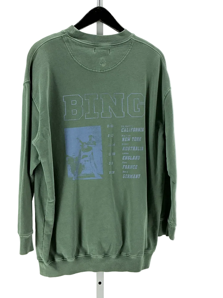 Anine Bing Size XS Green Sweatshirt