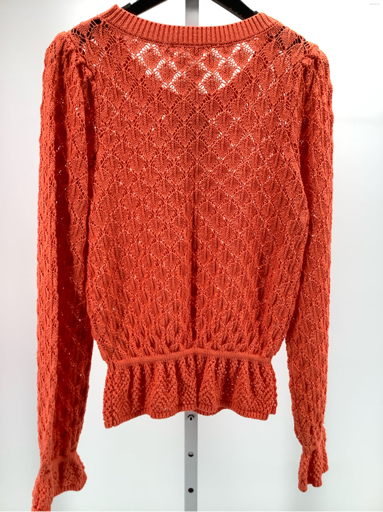 by anthropologie Size M Orange Sweater