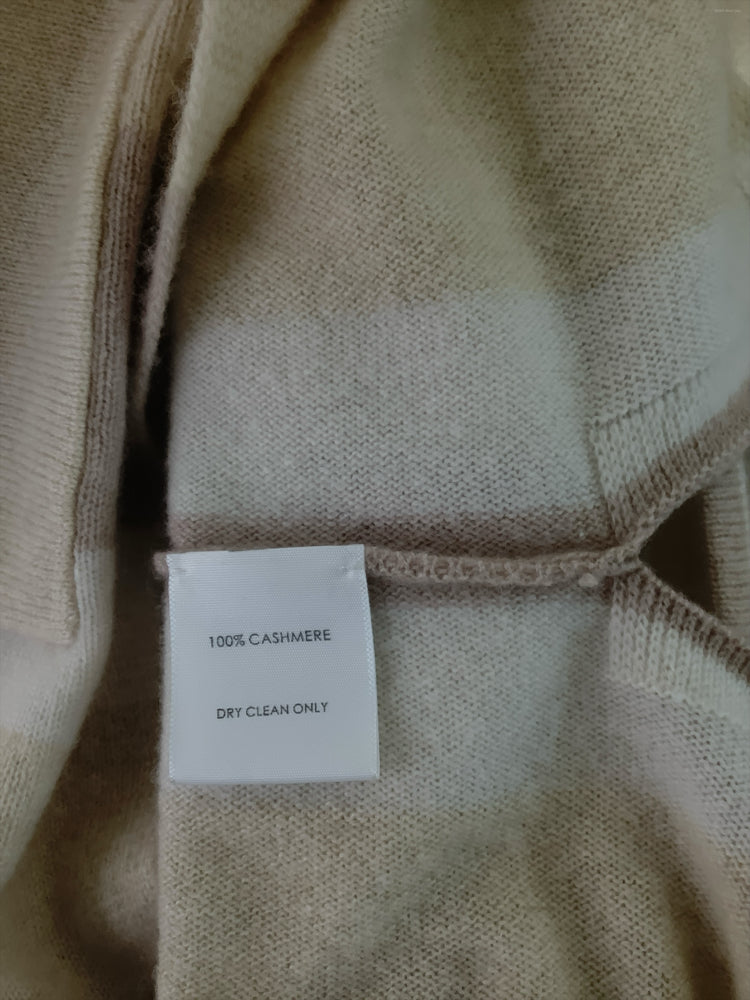 White + Warren Size XS Tan Multi Sweater