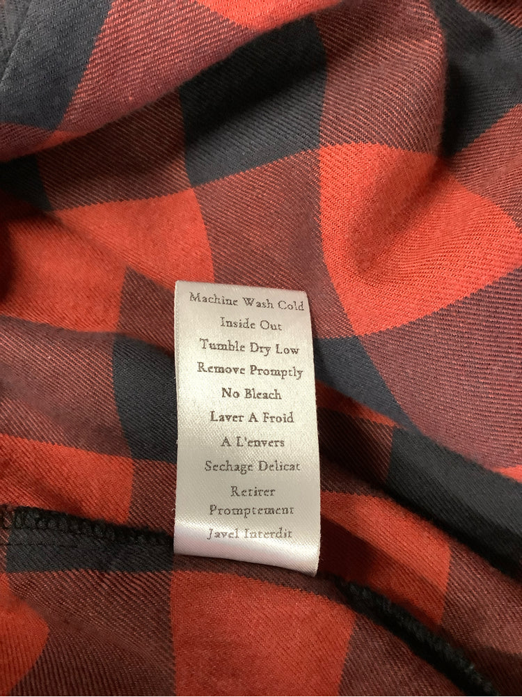 Frank & Eileen Size S Red & Gray Joedy Shirt