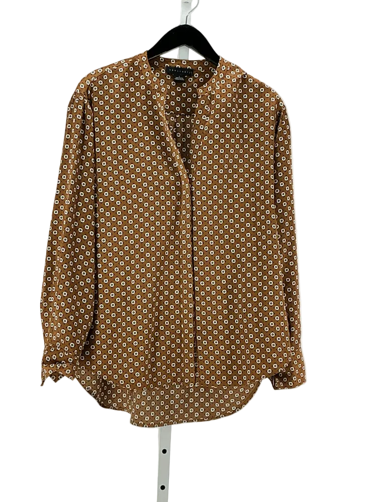 Sanctuary Size L Brown Multi Shirt