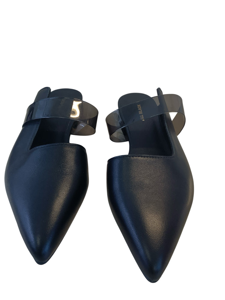 All Black Shoe Size 8 Black Flats