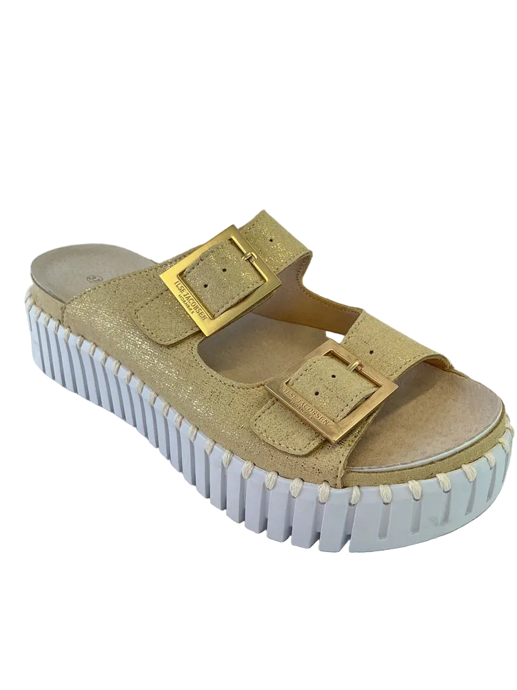 Ilse Jacobsen Shoe Size 6.5 Gold Sandals