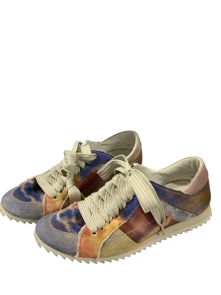 Raquel Allegra Shoe Size 6.5 Blue Multi Cristina Sneakers