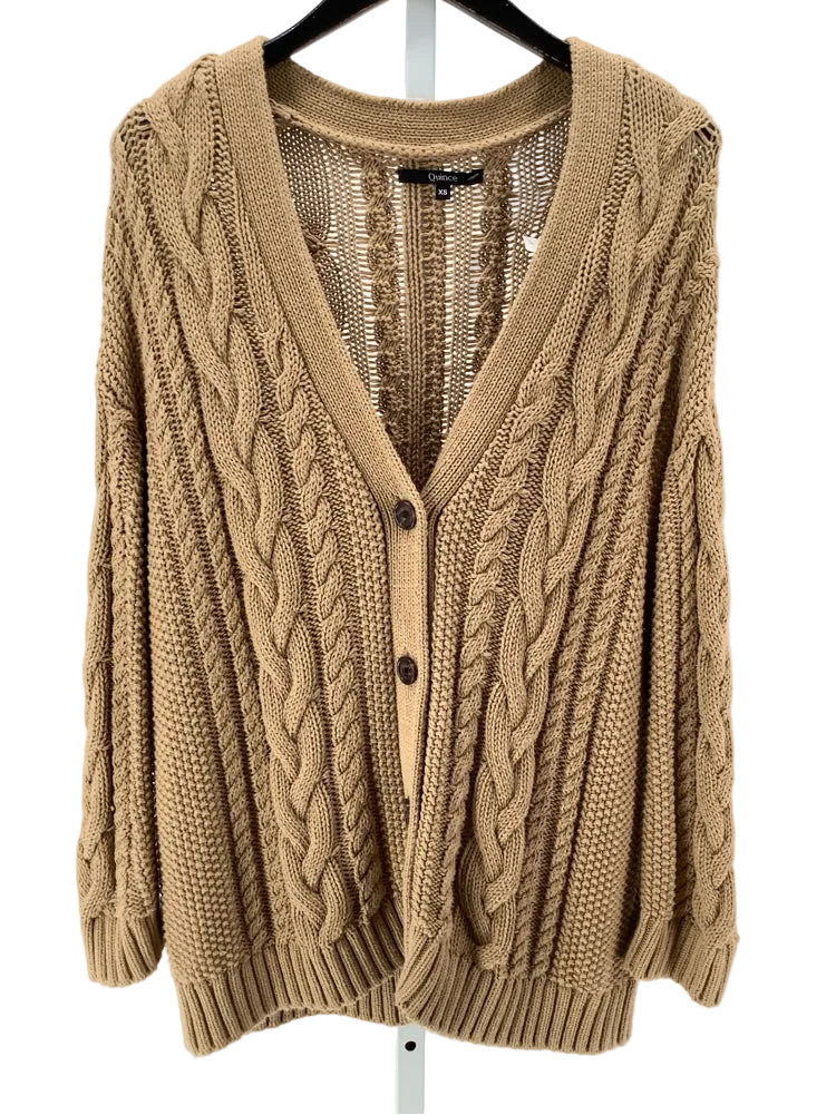 Quince Size XS Brown Sweater