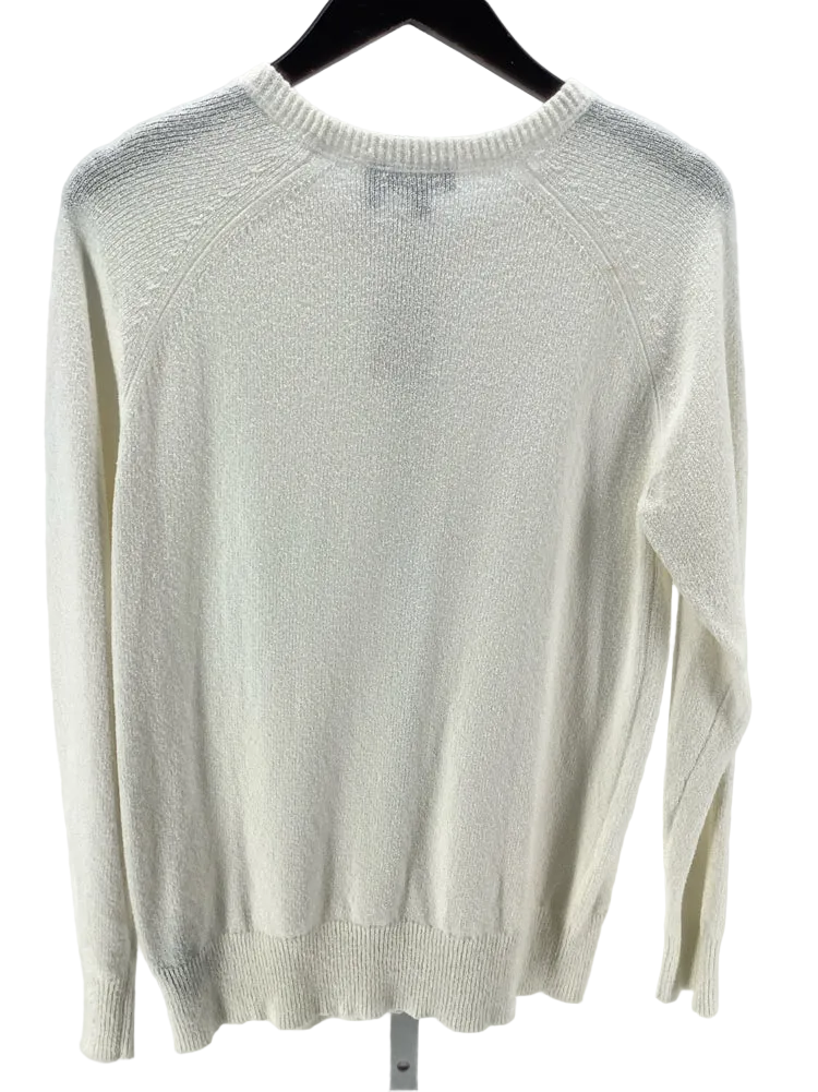 Theory Size M White Sweater