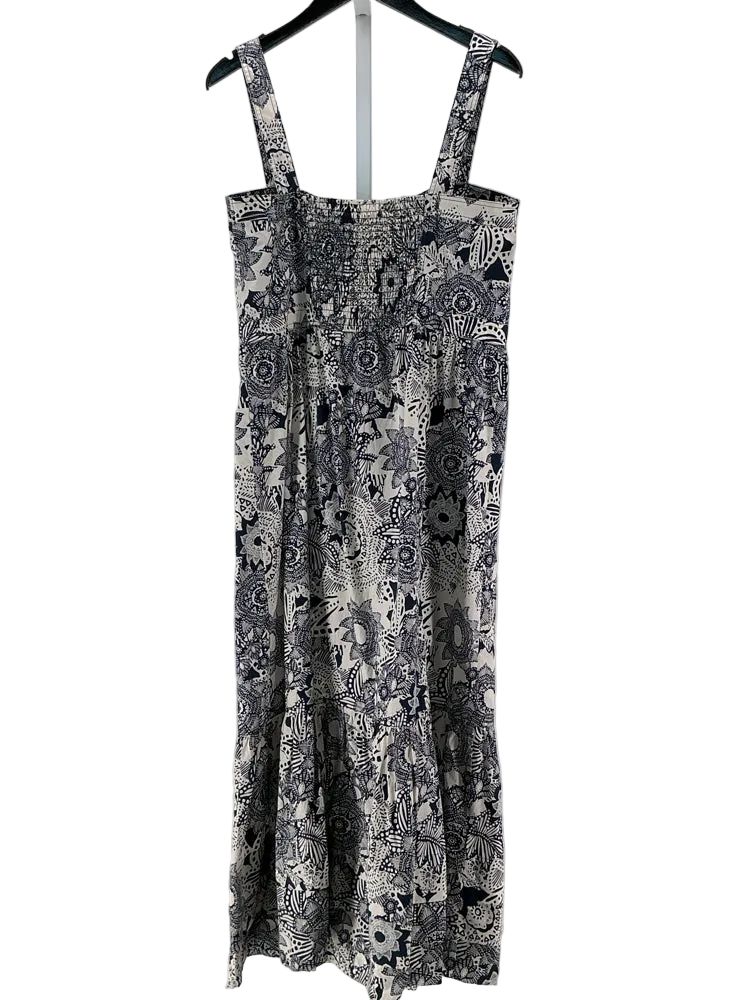 Marie Oliver Size M Navy & white Dress
