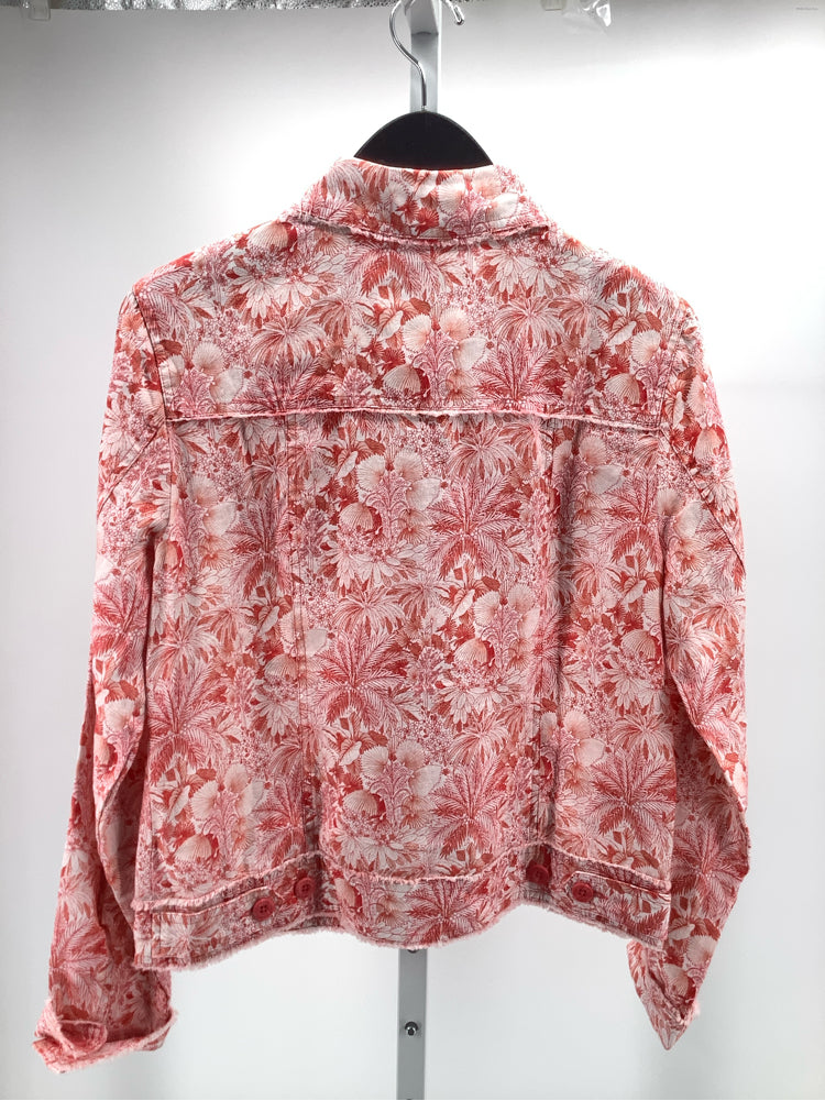 Tommy Bahama Size S Pink & White Jacket