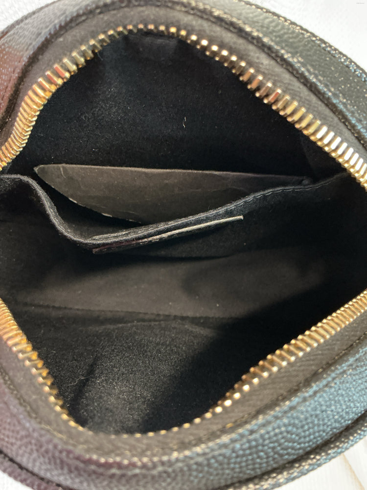 Saint Laurent Black Vinyle Round Camera Bag Handbags