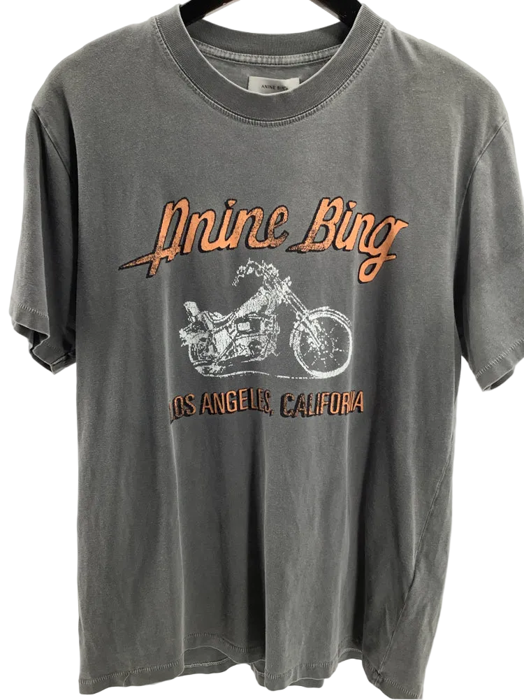 Anine Bing Size M Gray multi T-shirt